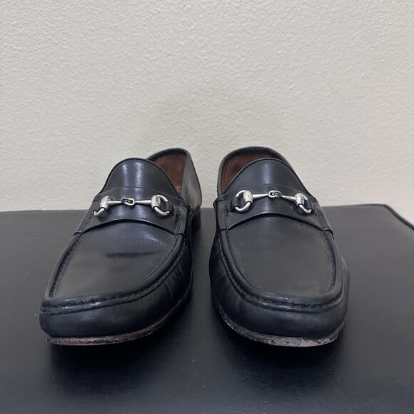Allen Edmonds VERONA II Men\'s Italian Horsebit Loafers 12 D Black Dress READ main image 12